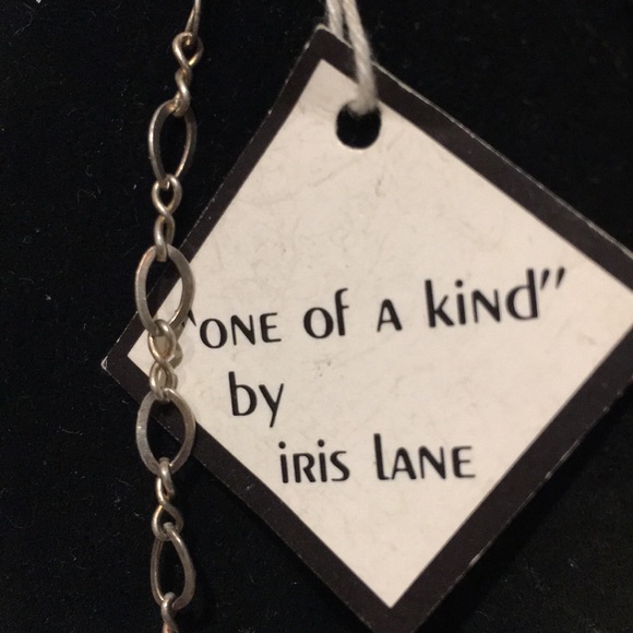 Iris Lane sterling silver gemstone dangle necklace - Picture 5 of 8